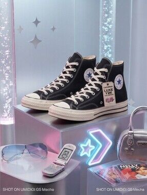 Converse Black High Top Chuck Taylor All Star Sneakers
